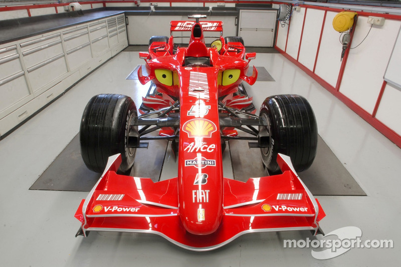 Preview of the new Ferrari F2007 in the Ferrari shop in Maranello