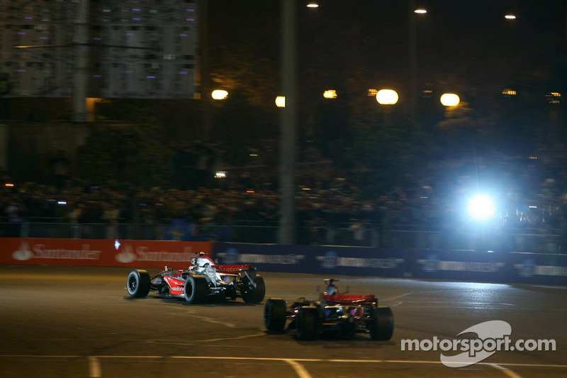 Fernando Alonso and Lewis Hamilton