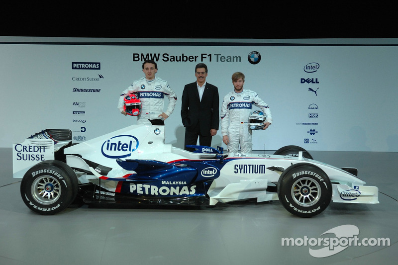 Robert Kubica, Dr. Mario Theissen ve Nick Heidfeld