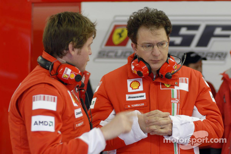 Rob Smedly, race engineer to Felipe Massa and Nicholas Tombazis, Ferrari chief designer