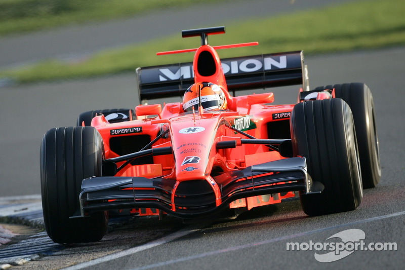 Christijan Albers test ediyor2007 Spyker-Ferrari F8-VII