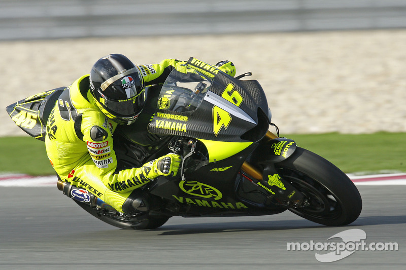 Tes Qatar 2007 - Yamaha Factory Racing