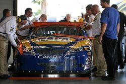 The backup NAPA Toyota of Michael Waltrip at tech inspection