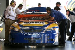 The backup NAPA Toyota of Michael Waltrip at tech inspection