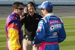 David Stremme, ESPN's Jamie Little and Greg Biffle