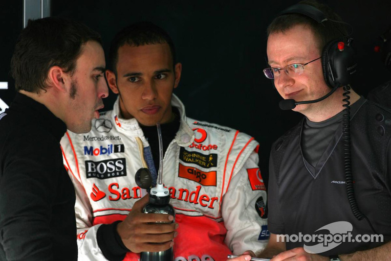 Fernando Alonso y Lewis Hamilton