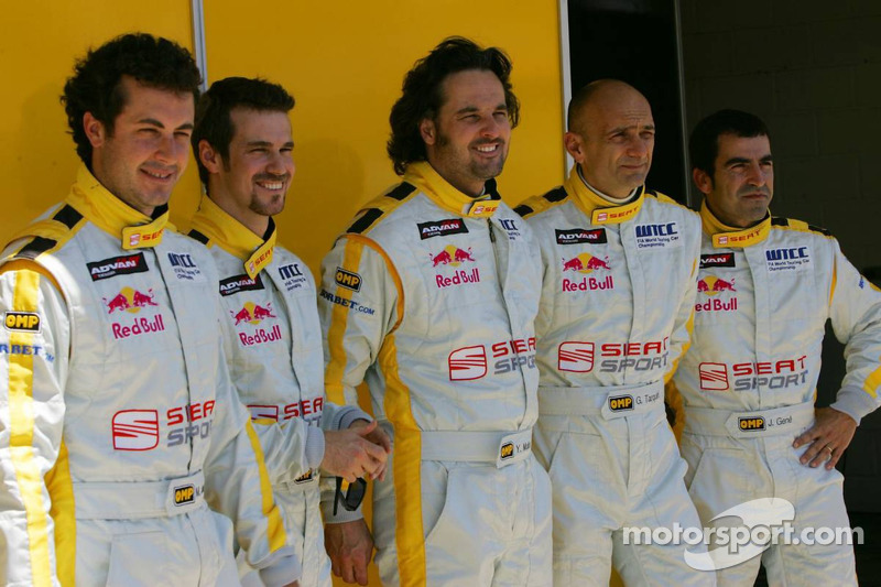 Michel Jourdain, SEAT Sport, SEAT Leon, Tiago Monteiro, SEAT Sport, SEAT Leon, Yvan Muller, SEAT Spo