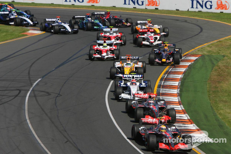 Lewis Hamilton, McLaren Mercedes, MP4-22, y Fernando Alonso, McLaren Mercedes, MP4-22