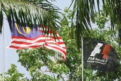 Drapeaux à Sepang