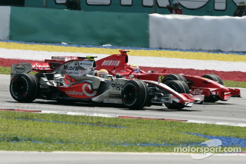 Lewis Hamilton y Felipe Massa