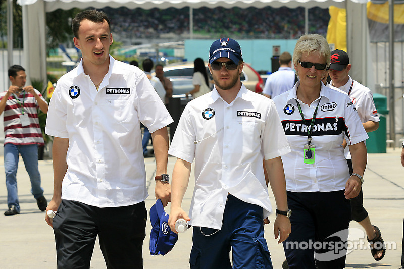 Robert Kubica y Nick Heidfeld, BMW Sauber F1 Team