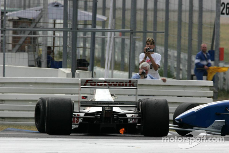 Crash In The First Corner Euroboss Series At Jim Clark Festival