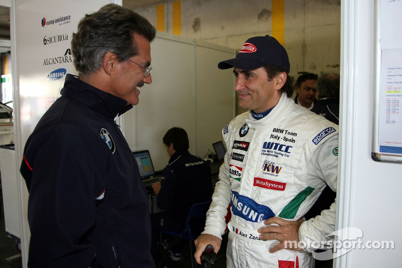 Dr. Mario Theissen ed Alex Zanardi, BMW Team Italy-Spain, BMW 320si WTCC
