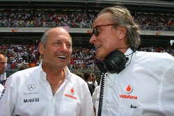 Ron Dennis, McLaren, Team Principal, Chairman and Mansour Ojjeh