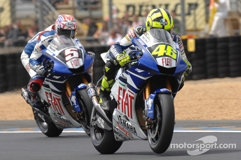 Valentino Rossi y Colin Edwards