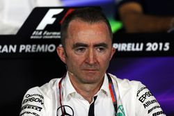 Arroz Lowe, Mercedes AMG F1 Director Ejecutivo, en la rueda de prensa de la FIA