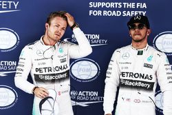 Nico Rosberg und Lewis Hamilton, Mercedes AMG