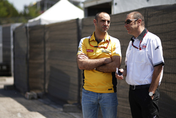 Bruno Michel con Cyril Abiteboul, Renault Sport F1