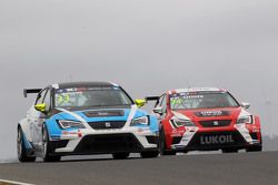 Andrea Belicchi, SEAT Leon, Target Competition y Pepe Oriola, SEAT Leon, Craft Bamboo Racing LUKOIL