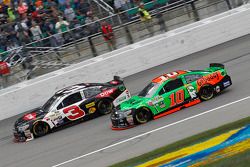 Austin Dillon, Richard Childress Racing Chevrolet and Danica Patrick, Stewart-Haas Racing Chevrolet