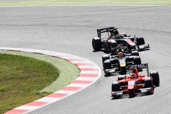 Norman Nato, Arden International and Alex Lynn, DAMS and Stoffel Vandoorne, ART Grand Prix