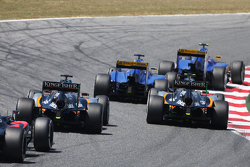 Nico Hulkenberg, Sahara Force India F1 VJM08 et Sergio Perez, Sahara Force India F1 VJM08