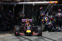 Даниил Квят, Red Bull Racing во время пит-стопа