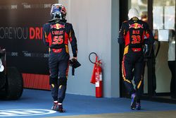 Карлос Сайнс мл., Scuderia Toro Rosso и Макс Ферстаппен, Scuderia Toro Rosso in parc ferme