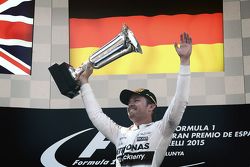 Le vainqueur Nico Rosberg, Mercedes AMG F1 Team