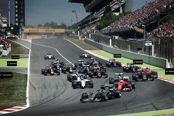 Start: Nico Rosberg, Mercedes AMG F1 Team leads