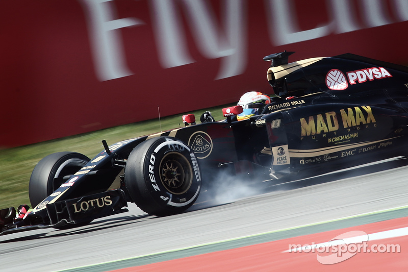 Lotus et Mad Max, GP d'Espagne 2015