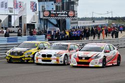 Adam Morgan, Andy Priaulx e Gordon Shedden