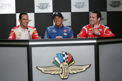 Helio Castroneves, Justin Wilson, Simon Pagenaud