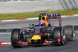 Pierre Gasly, Red Bull Racing RB11 avec des équipements de collecte de données