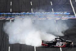 Race winner Kasey Kahne, JR Motorsports Chevrolet celebrates