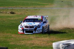 Dale Wood, Brad Jones Racing Holden off track