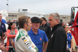 Ed Carpenter, CFH Racing Chevrolet y Derek Daly and Eddie Cheever