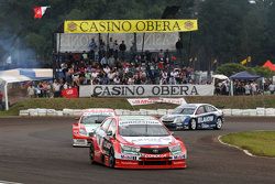 Matías Rossi, Toyota Team Argentina, Facundo Chapur, Equipo Fiat Petronas, y Franco Vivian, Equipo YPF Chevrolet