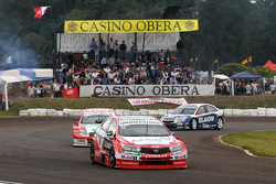 Matías Rossi, Toyota Team Argentina, Facundo Chapur, Equipo Fiat Petronas, y Franco Vivian, Equipo YPF Chevrolet