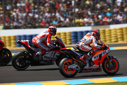 Marc Marquez, Repsol Honda Team et Andrea Dovizioso, Ducati Team