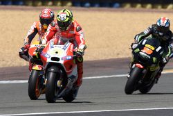 Andrea Iannone, Ducati Team and Marc Marquez, Repsol Honda team and Bradley Smith, Tech 3 Yamaha