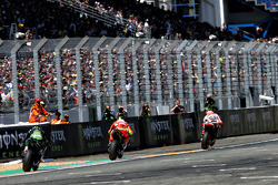 Marc Marquez, Repsol Honda Team, Andrea Iannone, Ducati Team et Bradley Smith, Tech 3 Yamaha