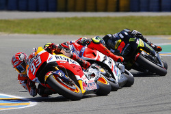 Marc Marquez, Repsol Honda Team, Andrea Iannone, Ducati Team et Bradley Smith, Tech 3 Yamaha