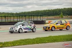 Ильдар Рахматуллин, Renault, и Михаил Митяев, Lada