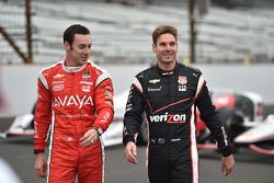 Simon Pagenaud, Team Penske Chevrolet et Will Power, Team Penske Chevrolet