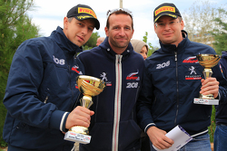 Илья Карпинский, Кристиан Сольберг и Сергей Тамбовцев, Peugeot Team Russia, Peugeot 208 R2