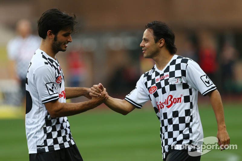 Carlos Sainz Jr. Scuderia Toro Rosso y Felipe Massa Williams