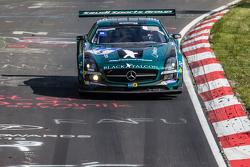 #5 Black Falcon Mercedes-Benz SLS AMG GT3: Abdulaziz Al Faisal, Hubert Haupt, Yelmer Buurman, Jaap van Lagen