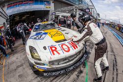 Pit stop for #23 Rowe Racing Mercedes-Benz SLS AMG GT3: Klaus Graf, Christian Hohenadel, Nico Bastian, Thomas Jäger