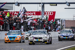 Checkered flag: #310 Adrenalin Motorsport BMW 235i Racing: Einar Thorsen, Carsten Ohlinger, Andrea Barlesi